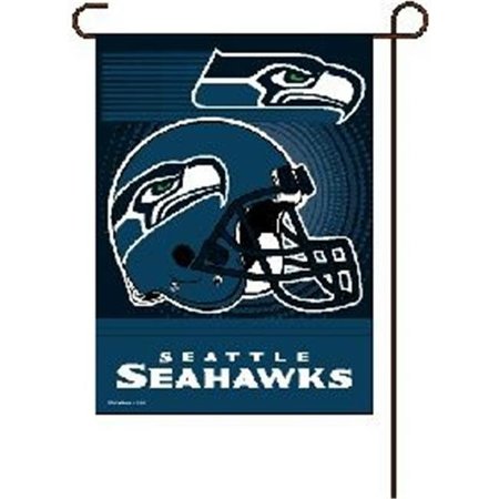 CASEYS Seattle Seahawks Flag 12x18 Garden Style 2 Sided 3208508749